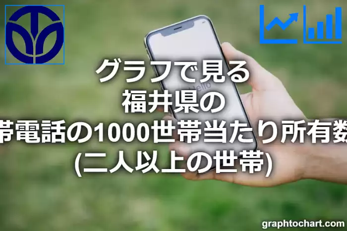 グラフで見る福井県の携帯電話の1000世帯当たり所有数量（二人以上の世帯）は多い？少い？(推移グラフと比較)
