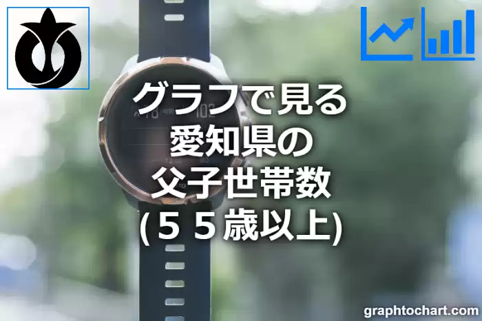 グラフで見る愛知県の父子世帯数（５５歳以上）は多い？少い？(推移グラフと比較)