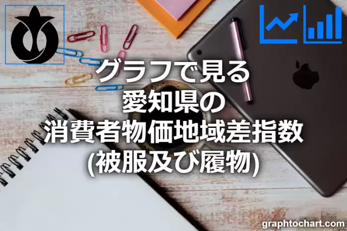 グラフで見る愛知県の被服及び履物の消費者物価地域差指数は高い？低い？(推移グラフと比較)