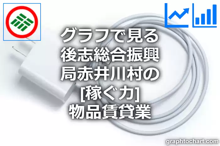 グラフで見る後志総合振興局赤井川村の物品賃貸業の「稼ぐ力」は高い？低い？(推移グラフと比較)
