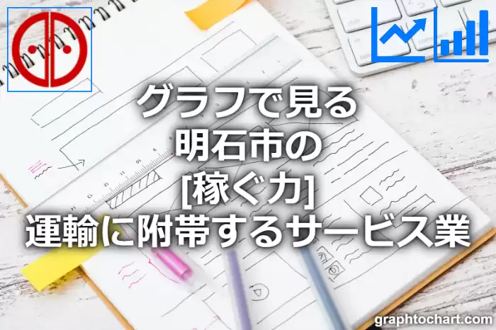 グラフで見る明石市の運輸に附帯するサービス業の「稼ぐ力」は高い？低い？(推移グラフと比較)