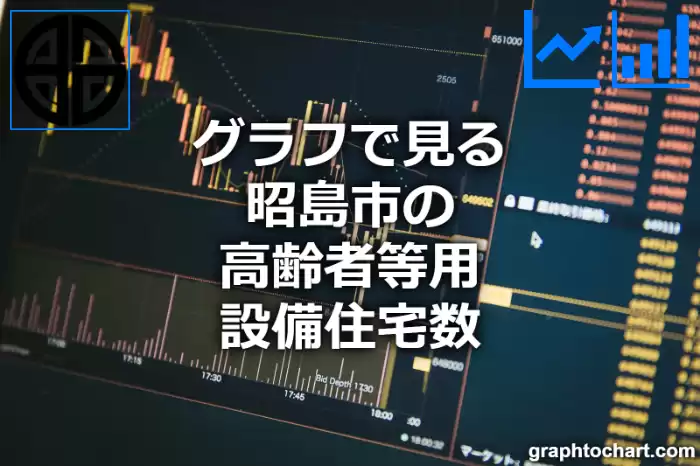 グラフで見る昭島市の高齢者等用設備住宅数は多い？少い？(推移グラフと比較)