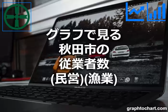 グラフで見る秋田市の従業者数（民営）（漁業）は多い？少い？(推移グラフと比較)