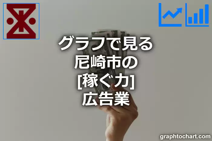 グラフで見る尼崎市の広告業の「稼ぐ力」は高い？低い？(推移グラフと比較)
