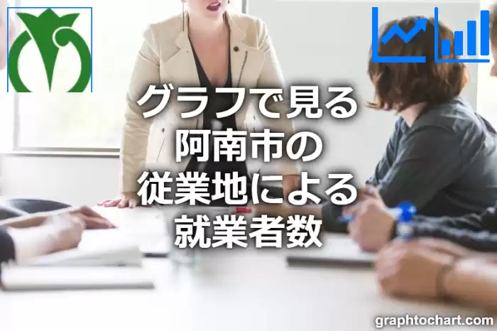 グラフで見る阿南市の従業地による就業者数は多い？少い？(推移グラフと比較)