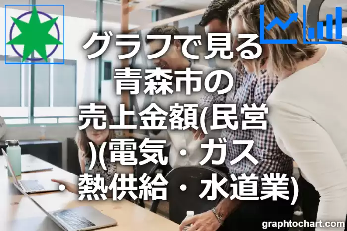 グラフで見る青森市の電気・ガス・熱供給・水道業の売上金額（民営）は高い？低い？(推移グラフと比較)