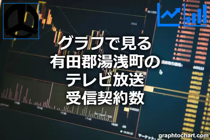 グラフで見る有田郡湯浅町のテレビ放送受信契約数は多い？少い？(推移グラフと比較)