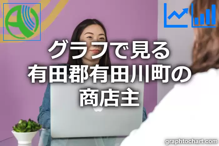 グラフで見る有田郡有田川町の商店主は多い？少い？(推移グラフと比較)