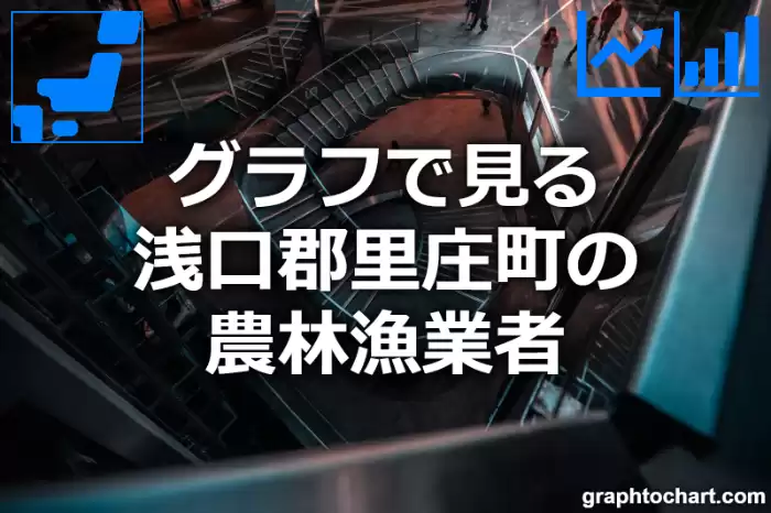 グラフで見る浅口郡里庄町の農林漁業者は多い？少い？(推移グラフと比較)