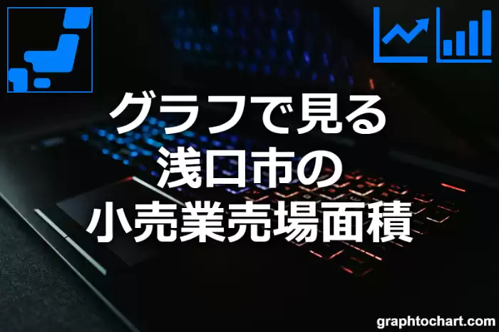 グラフで見る浅口市の小売業売場面積は広い？狭い？(推移グラフと比較)