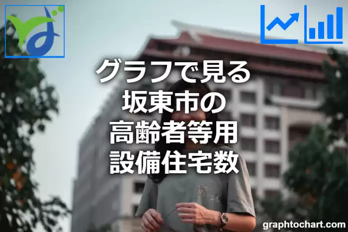 グラフで見る坂東市の高齢者等用設備住宅数は多い？少い？(推移グラフと比較)