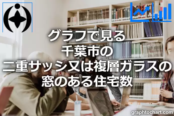 グラフで見る千葉市の二重サッシ又は複層ガラスの窓のある住宅数は多い？少い？(推移グラフと比較)