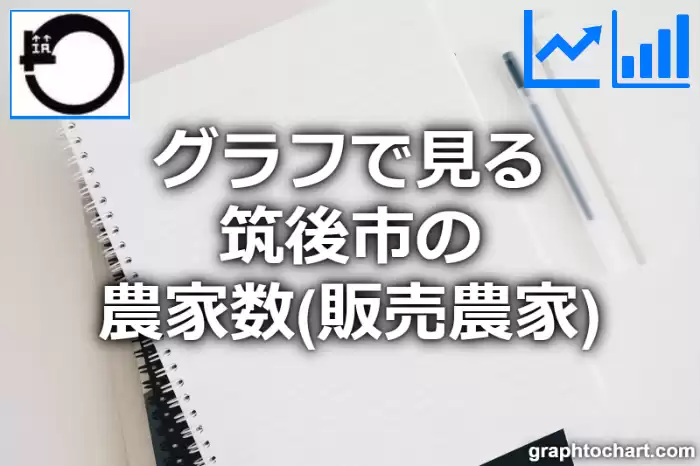 グラフで見る筑後市の農家数（販売農家）は多い？少い？(推移グラフと比較)