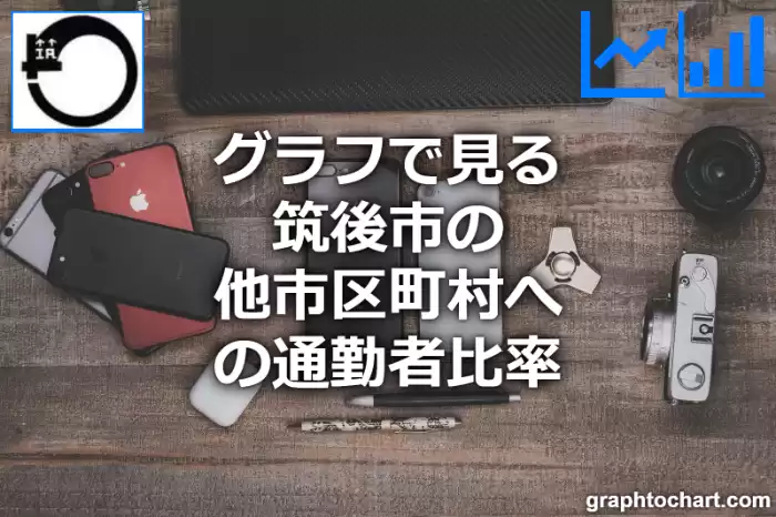 グラフで見る筑後市の他市区町村への通勤者比率は高い？低い？(推移グラフと比較)