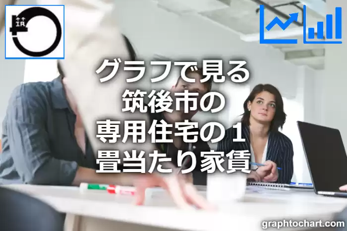 グラフで見る筑後市の専用住宅の１畳当たり家賃は高い？低い？(推移グラフと比較)