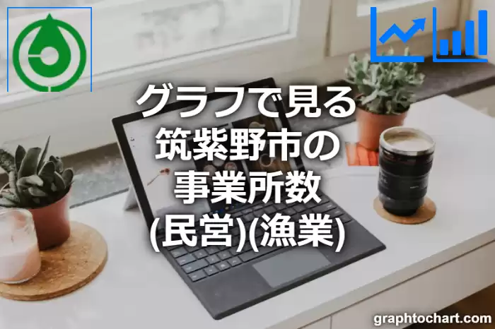 グラフで見る筑紫野市の事業所数（民営）（漁業）は多い？少い？(推移グラフと比較)