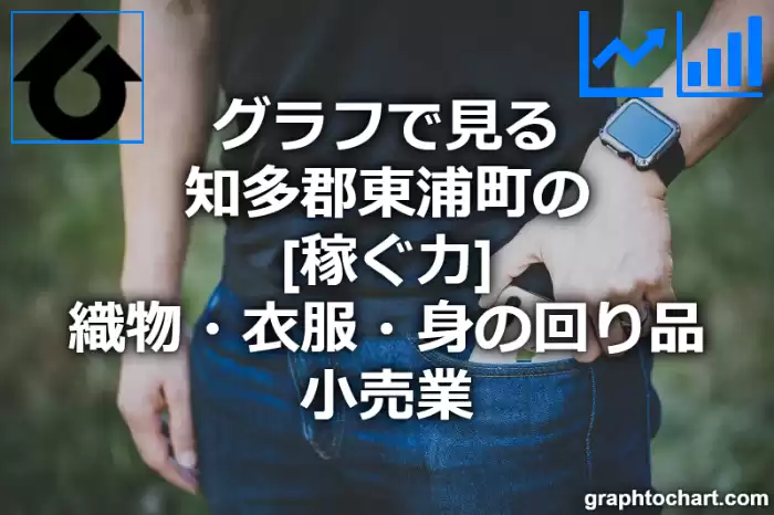 グラフで見る知多郡東浦町の織物・衣服・身の回り品小売業の「稼ぐ力」は高い？低い？(推移グラフと比較)