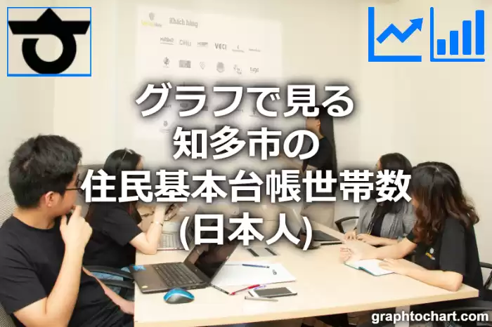 グラフで見る知多市の住民基本台帳世帯数（日本人）は多い？少い？(推移グラフと比較)