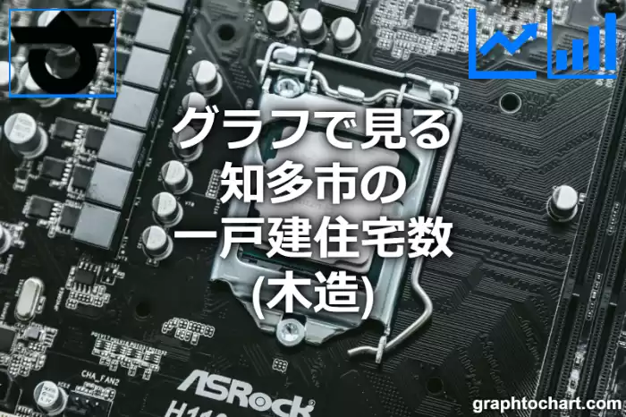 グラフで見る知多市の一戸建住宅数（木造）は多い？少い？(推移グラフと比較)