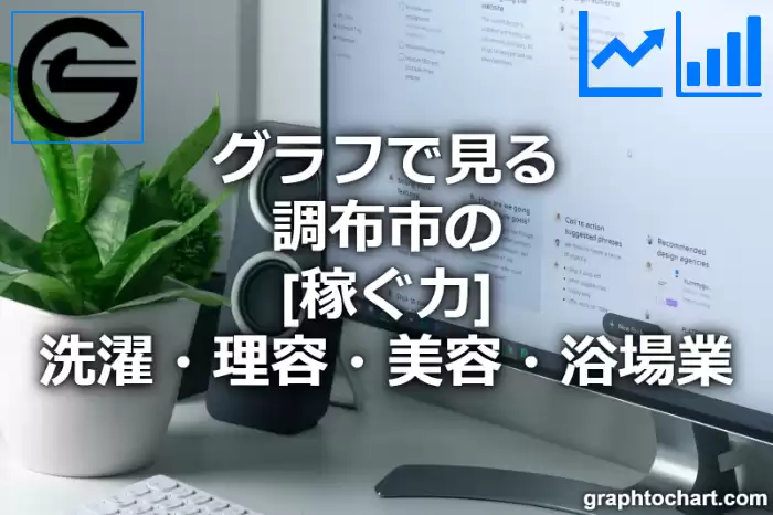 グラフで見る調布市の洗濯・理容・美容・浴場業の「稼ぐ力」は高い？低い？(推移グラフと比較)