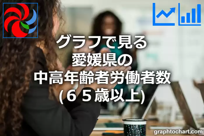 グラフで見る愛媛県の中高年齢者労働者数（６５歳以上）は多い？少い？(推移グラフと比較)