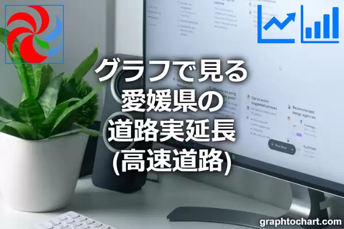 グラフで見る愛媛県の道路実延長（高速道路）は長い？短い？(推移グラフと比較)