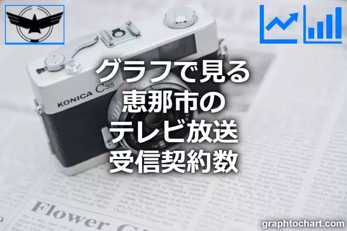 グラフで見る恵那市のテレビ放送受信契約数は多い？少い？(推移グラフと比較)