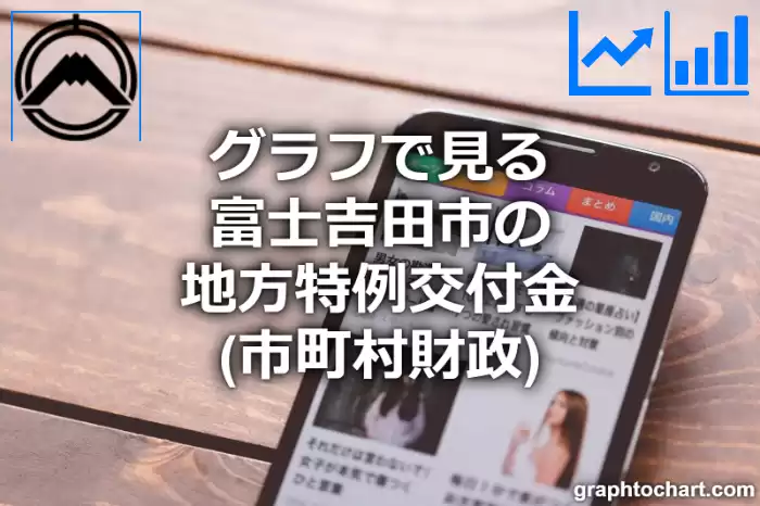 グラフで見る富士吉田市の地方特例交付金は高い？低い？(推移グラフと比較)