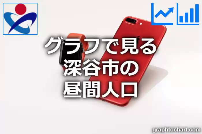 グラフで見る深谷市の昼間人口は多い？少い？(推移グラフと比較)