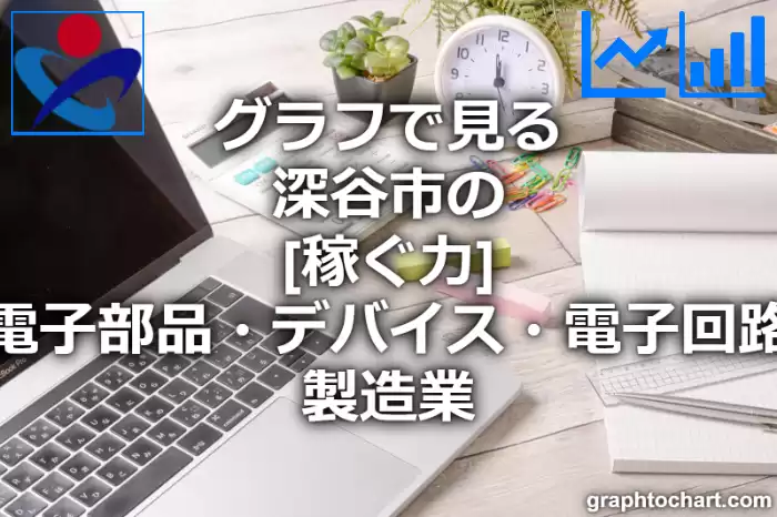 グラフで見る深谷市の電子部品・デバイス・電子回路製造業の「稼ぐ力」は高い？低い？(推移グラフと比較)