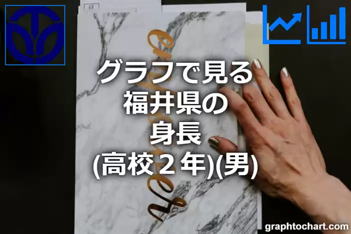 グラフで見る福井県の身長（高校２年）（男）は高い？低い？(推移グラフと比較)
