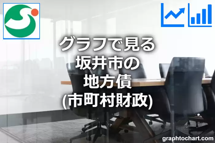 グラフで見る坂井市の地方債は高い？低い？(推移グラフと比較)