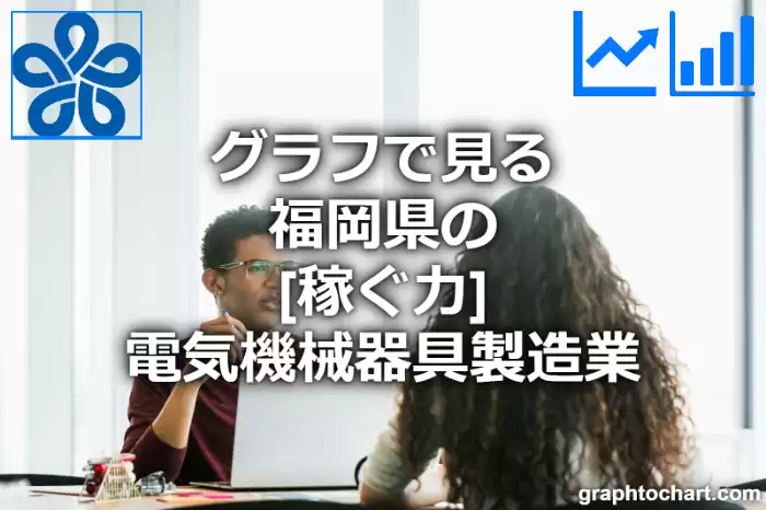 グラフで見る福岡県の電気機械器具製造業の「稼ぐ力」は高い？低い？(推移グラフと比較)