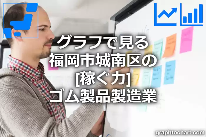 グラフで見る福岡市城南区のゴム製品製造業の「稼ぐ力」は高い？低い？(推移グラフと比較)