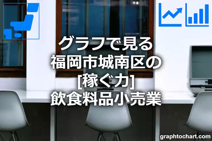 グラフで見る福岡市城南区の飲食料品小売業の「稼ぐ力」は高い？低い？(推移グラフと比較)
