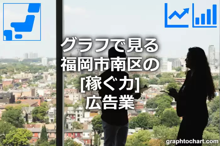 グラフで見る福岡市南区の広告業の「稼ぐ力」は高い？低い？(推移グラフと比較)