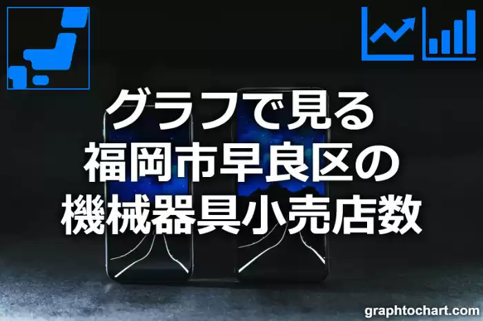 グラフで見る福岡市早良区の機械器具小売店数は多い？少い？(推移グラフと比較)