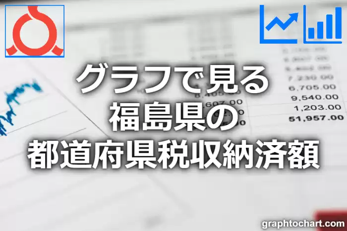 グラフで見る福島県の都道府県税収納済額は高い？低い？(推移グラフと比較)