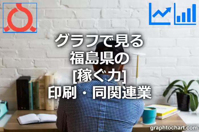 グラフで見る福島県の印刷・同関連業の「稼ぐ力」は高い？低い？(推移グラフと比較)