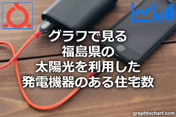 グラフで見る福島県の太陽光を利用した発電機器のある住宅数は多い？少い？(推移グラフと比較)