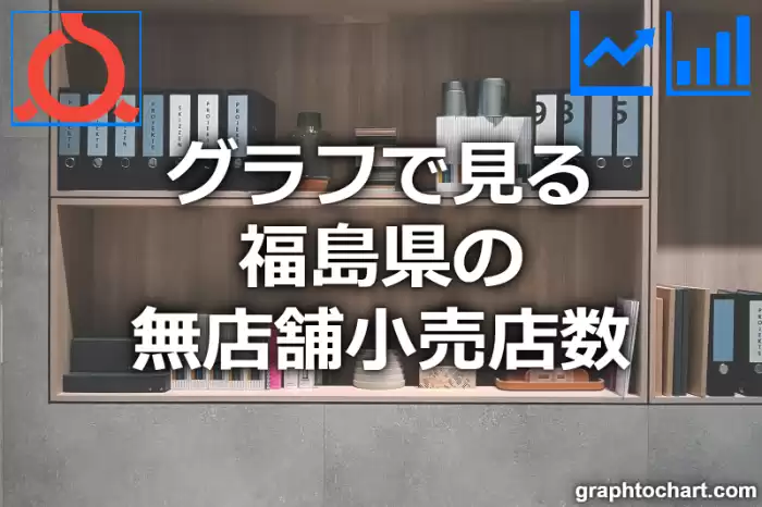 グラフで見る福島県の無店舗小売店数は多い？少い？(推移グラフと比較)