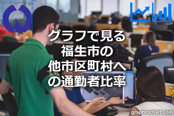 グラフで見る福生市の他市区町村への通勤者比率は高い？低い？(推移グラフと比較)