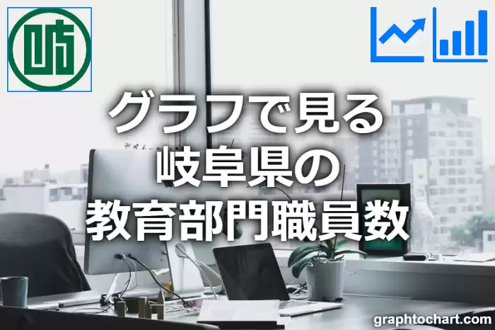 グラフで見る岐阜県の教育部門職員数は多い？少い？(推移グラフと比較)