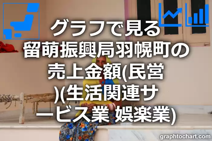 グラフで見る留萌振興局羽幌町の生活関連サービス業，娯楽業の売上金額（民営）は高い？低い？(推移グラフと比較)