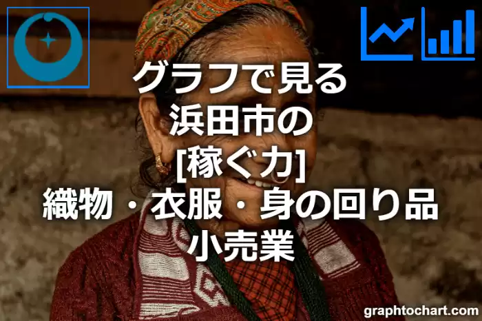 グラフで見る浜田市の織物・衣服・身の回り品小売業の「稼ぐ力」は高い？低い？(推移グラフと比較)