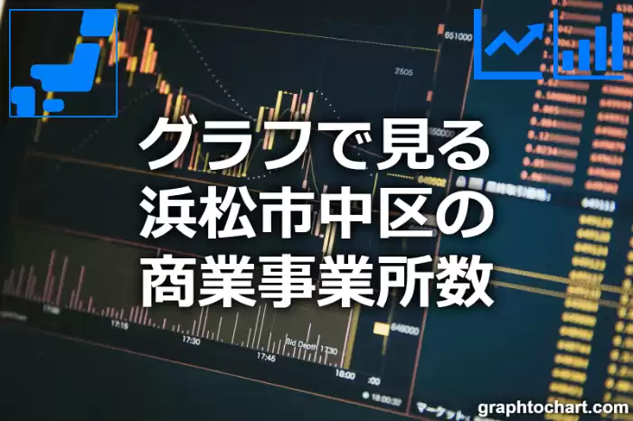 グラフで見る浜松市中区の商業事業所数は多い？少い？(推移グラフと比較)