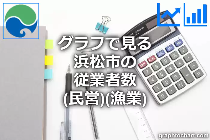 グラフで見る浜松市の従業者数（民営）（漁業）は多い？少い？(推移グラフと比較)