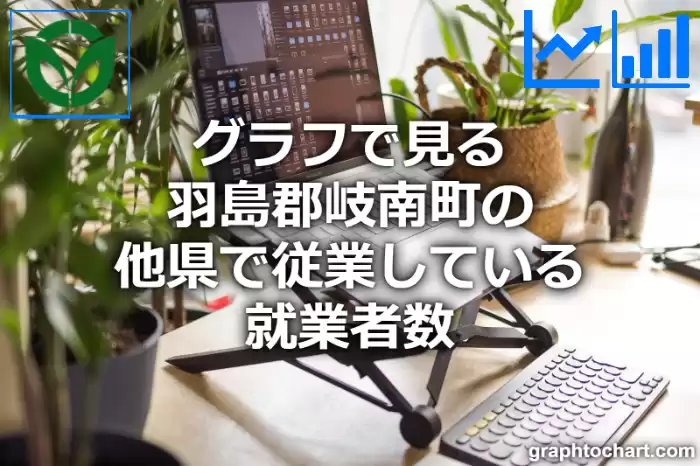 グラフで見る羽島郡岐南町の他県で従業している就業者数は多い？少い？(推移グラフと比較)