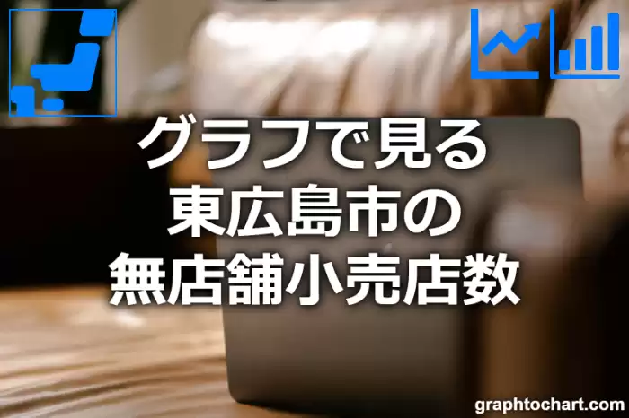 グラフで見る東広島市の無店舗小売店数は多い？少い？(推移グラフと比較)