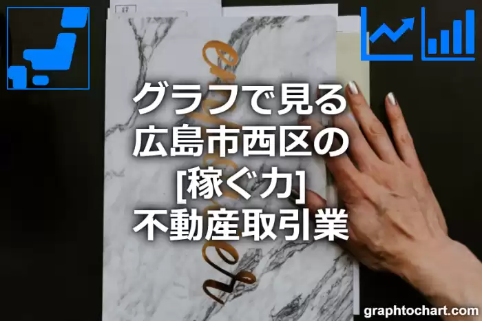 グラフで見る広島市西区の不動産取引業の「稼ぐ力」は高い？低い？(推移グラフと比較)
